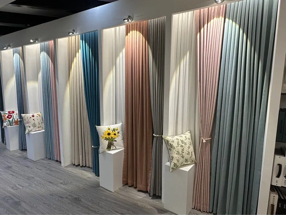 Curtain collection at Viraj Furnishing Studio in Nanded